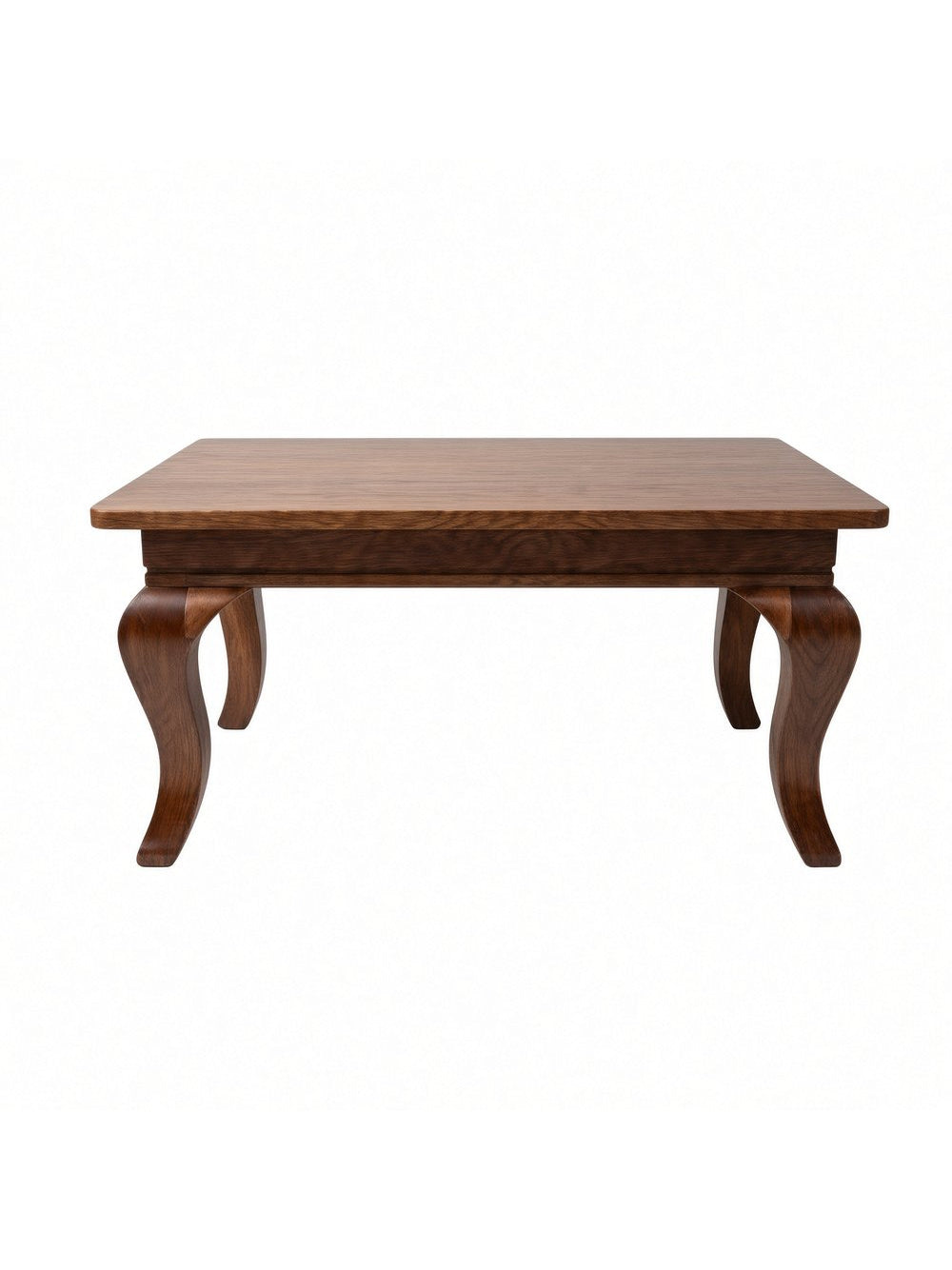 mesa de centro versalles rectangular patas curvas, vista de detalle del acabado