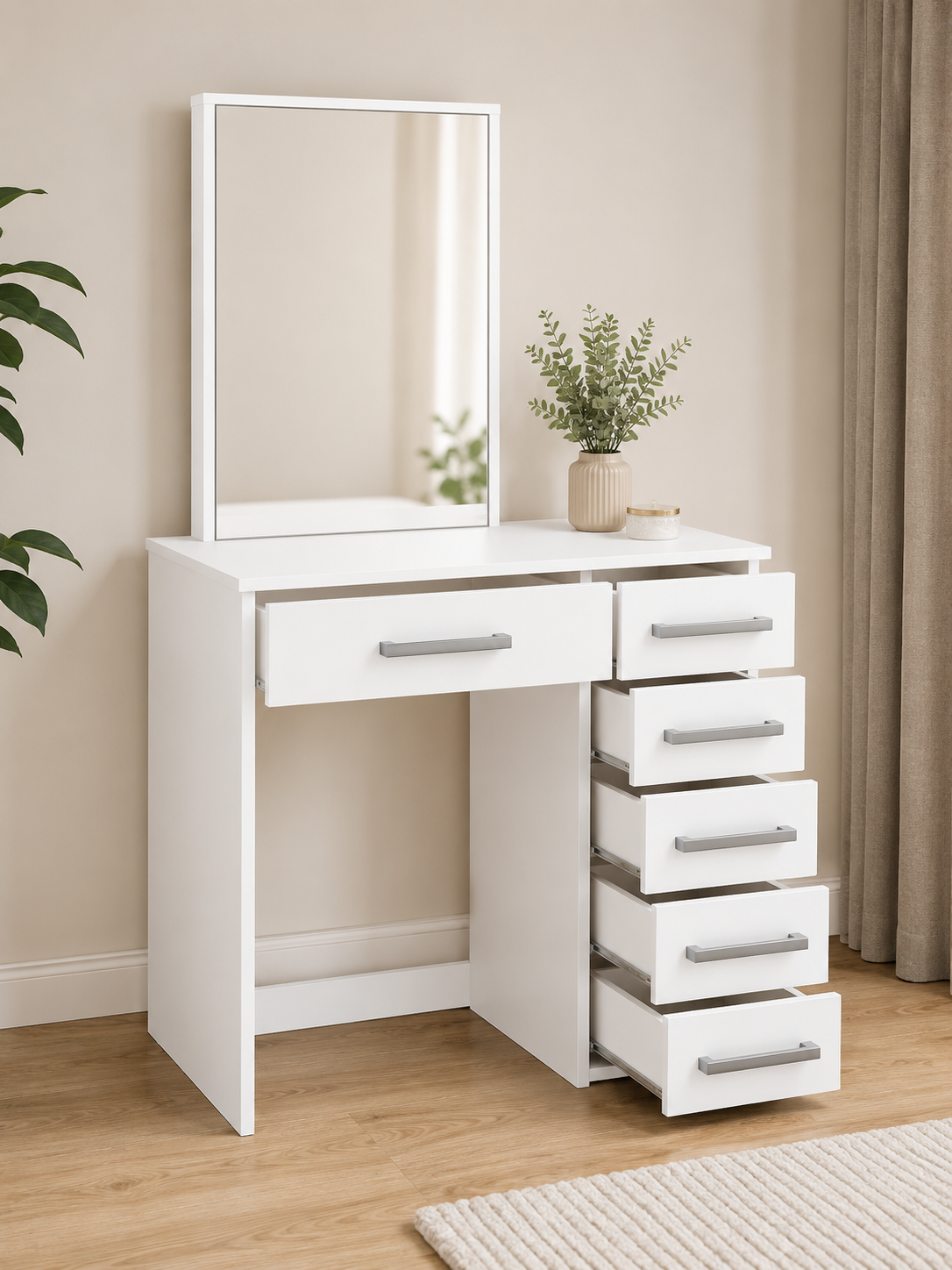 Tocador Contemporáneo Frape Blanco 140cm