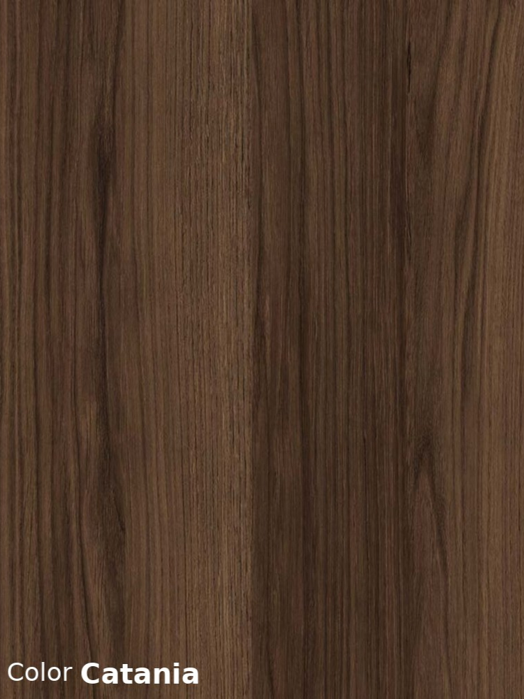 Tocador Moderno Kari TU MESITA con Espejo XL y Wallpanel Listonado Catania y Capri