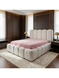 Cama Box Amira Natural 2 Plazas Tarima + Cabecera TU MESITA