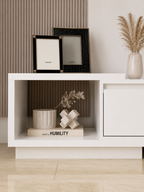 Mesa de TV Expandible Mallorca color Blanco 3 cajones TU MESITA
