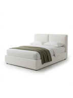 Cama Box Noelle Minimalista King Blanco Tarima + Cabecera TU MESITA
