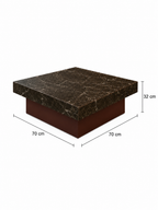 Mesa de Centro Moderna Nero TU MESITA Burdeos y Mamba