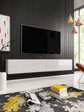 Mueble para Tv flotante 2 puertas Elvira color Blanco TU MESITA