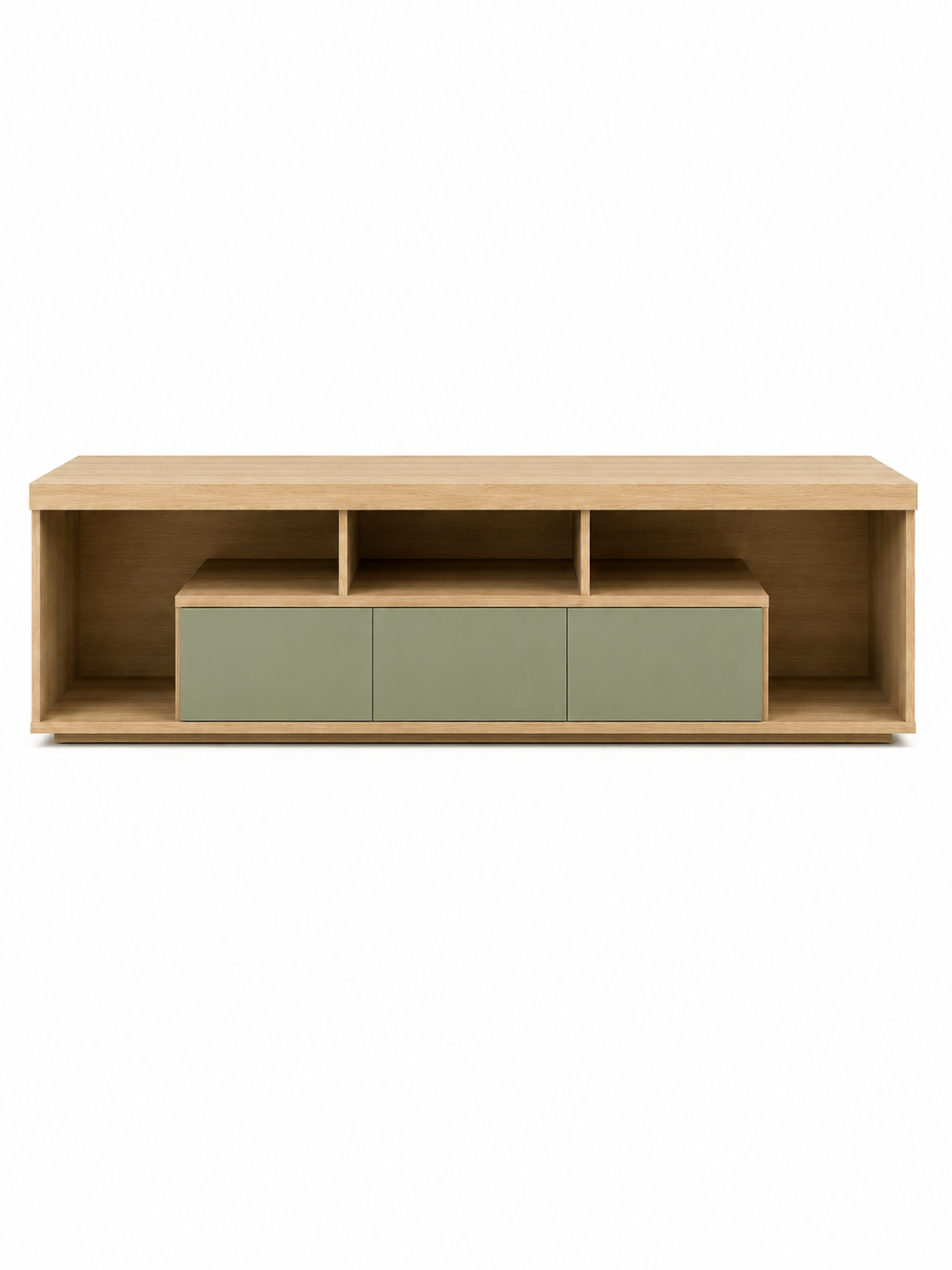 Mesa de TV Minimalista Kaori Rovere y Agave 200 cm de largo