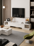 Mesa de TV Expandible Mallorca color Blanco 3 cajones TU MESITA