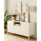 Aparador Contemporáneo Divós Blanco 150cm