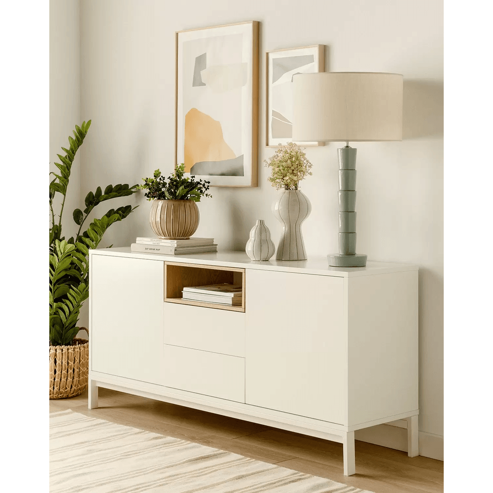 Aparador Contemporáneo Divós Blanco 150cm