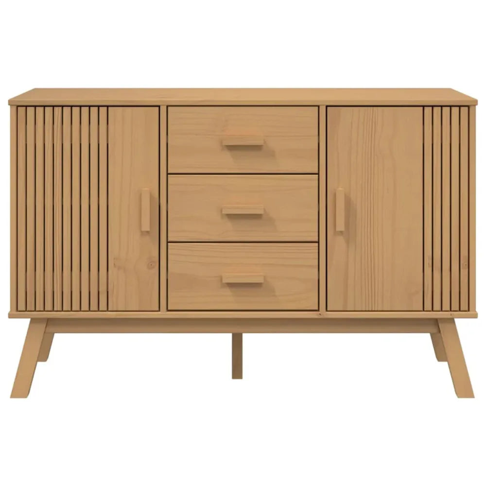 Aparador Moderno Hilary color Haya TU MESITA 2 puertas 3 cajones