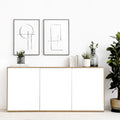 Aparador Moderno Mikela 3 puertas color RobleBlanco TU MESITA