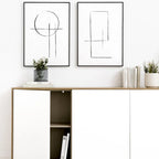 Aparador Moderno Mikela 3 puertas color RobleBlanco TU MESITA
