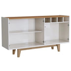 Aparador elegante 4 puertas Dario color Blanco/Duna TU MESITA