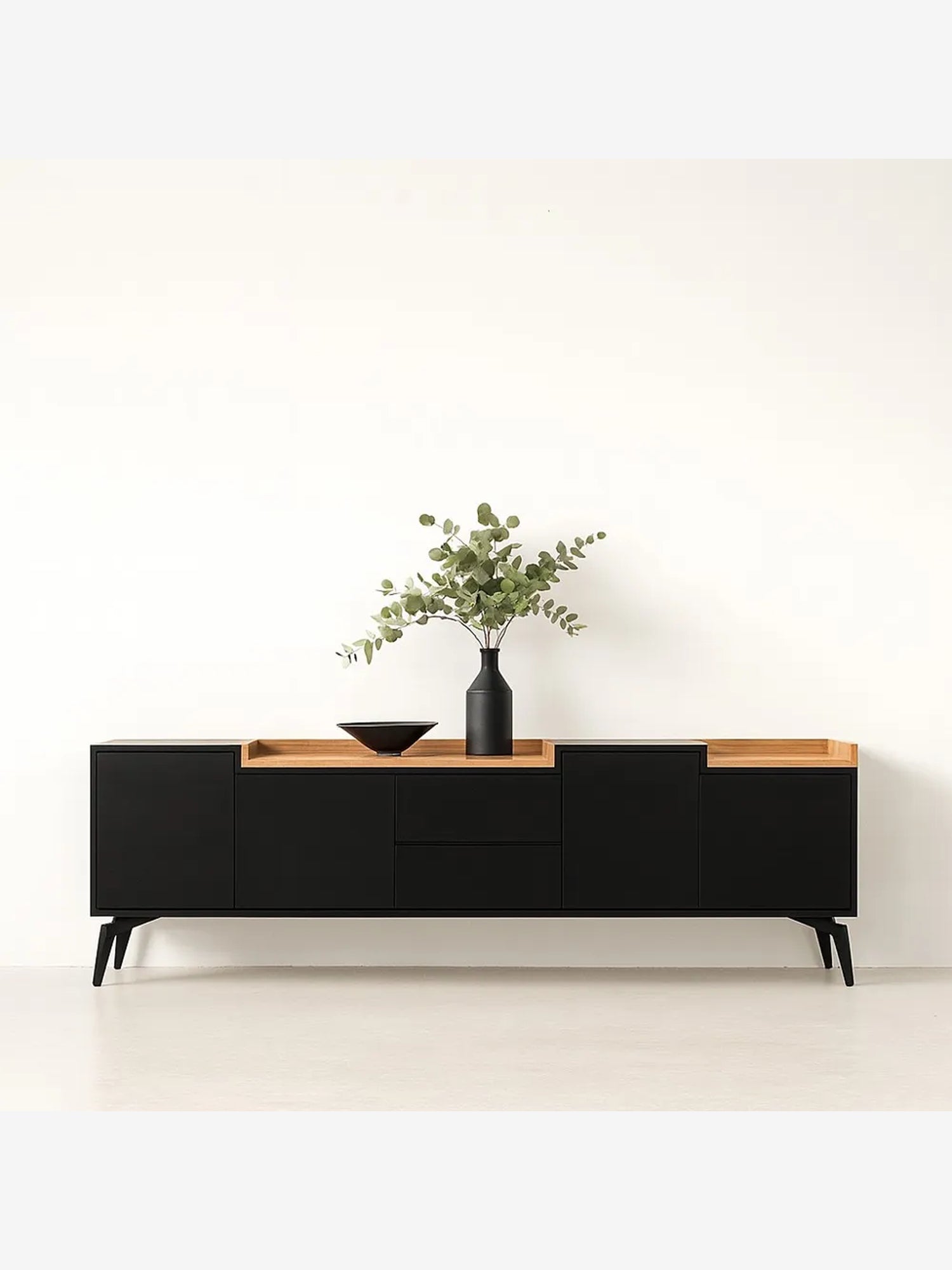 Mesa de TV Massi Color Negro\Panela TU MESITA