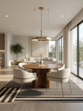 Juego de Comedor Elegante Arizona 4 sillas Bick Base enchapada MDF TU MESITA