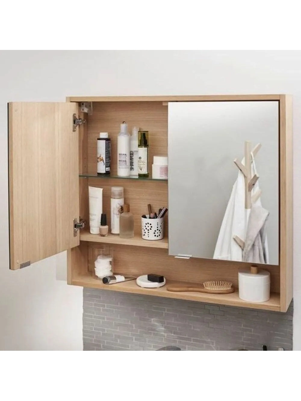 Mueble de Baño Flotante con Espejo King Color duna TU MESITA