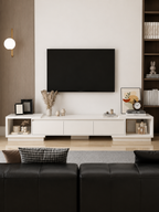 Mesa de TV Expandible Mallorca color Blanco 3 cajones TU MESITA