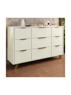Cómoda moderna Nueve cajones Olivia color Blanco TU MESITA
