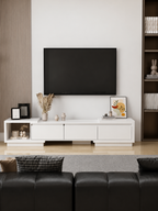 Mesa de TV Expandible Mallorca color Blanco 3 cajones TU MESITA