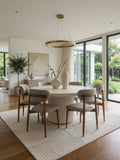 Juego de Comedor Dalia en Madera Color Blanco 4 Sillas TU MESITA