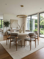 Juego de Comedor Dalia en Madera Color Blanco 4 Sillas TU MESITA
