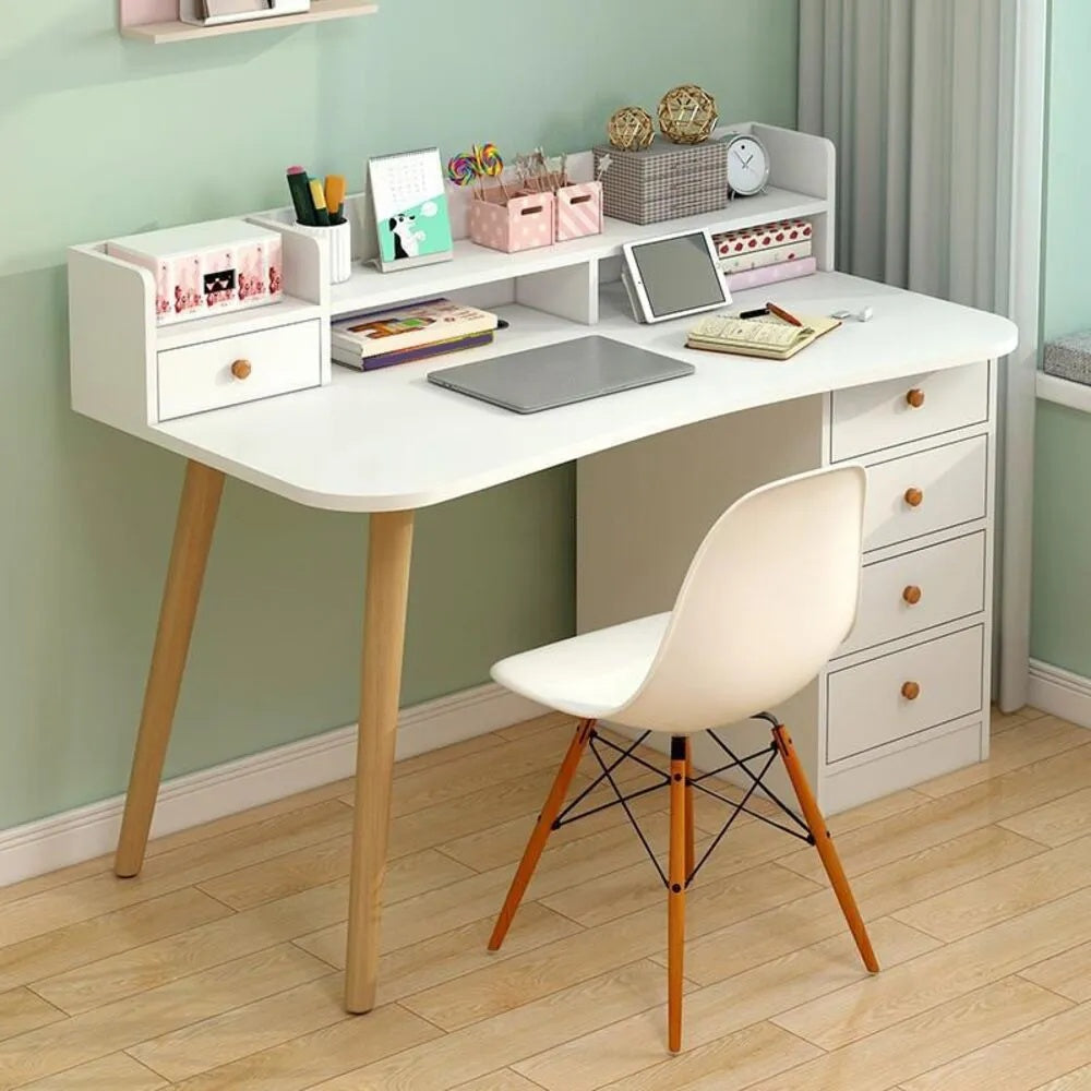 Escritorio Vintage Moderno Christie Blanco 120 cm TU MESITA