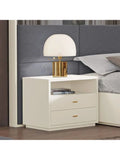 Velador Mesa de Noche Singer Color Blanco TU MESITA