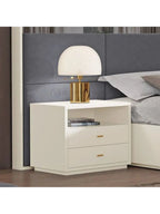 Velador Mesa de Noche Singer Color Blanco TU MESITA