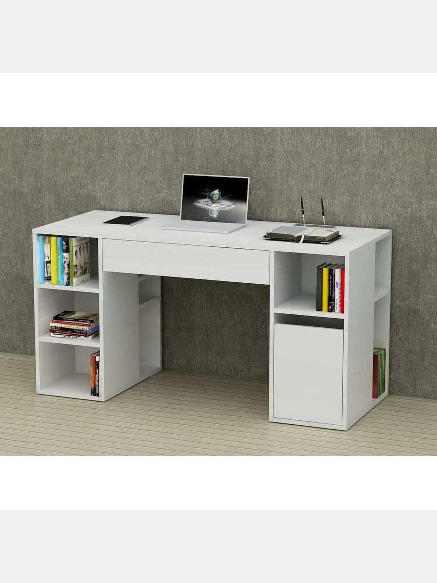 Escritorio Moderno Virgilio color Blanco TU MESITA