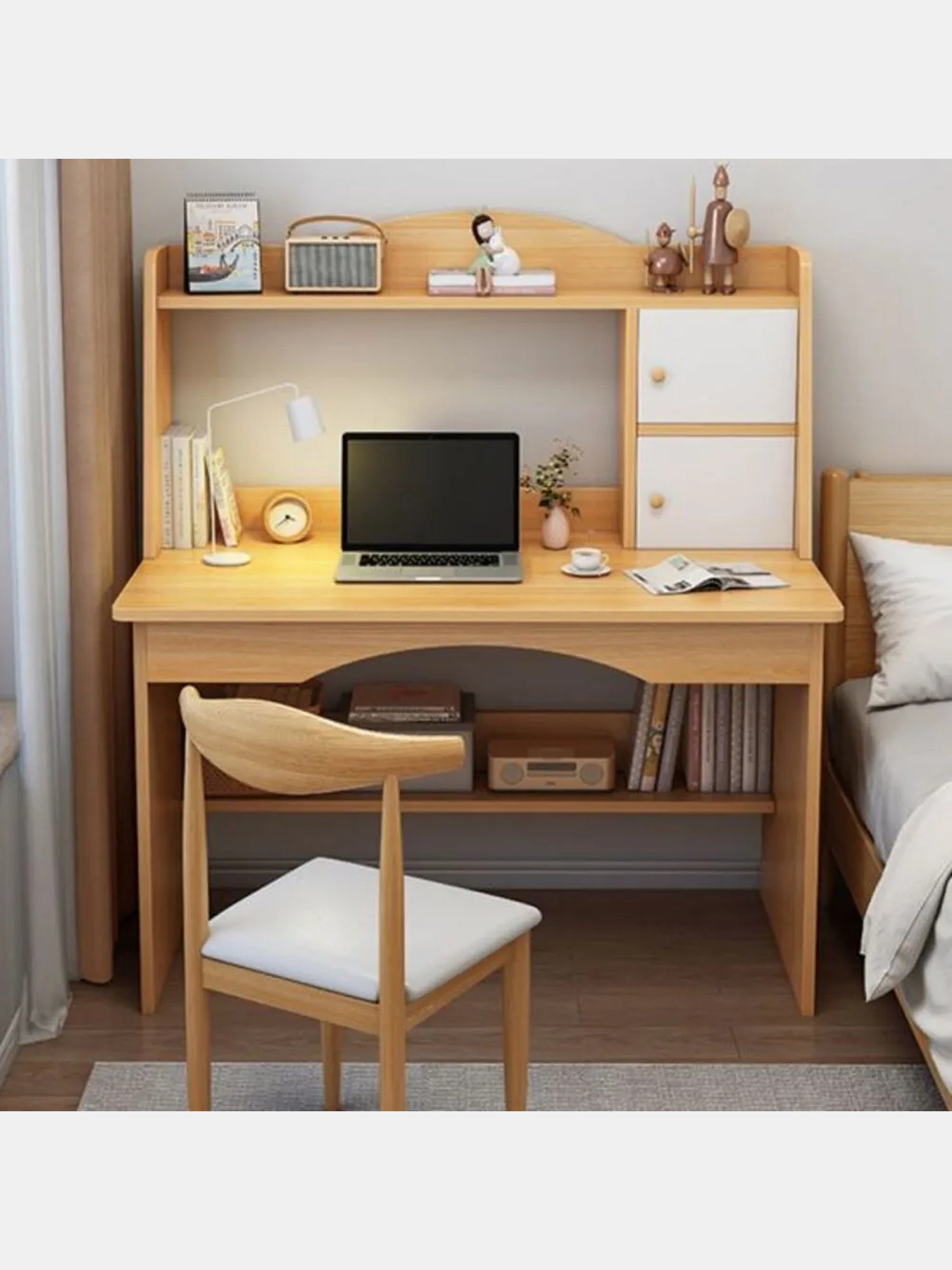 Escritorio Vintage Moderno Keyla Alto 148cm