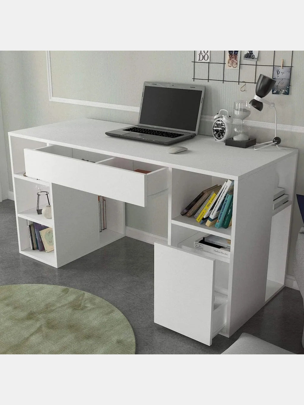 Escritorio Moderno Virgilio color Blanco TU MESITA