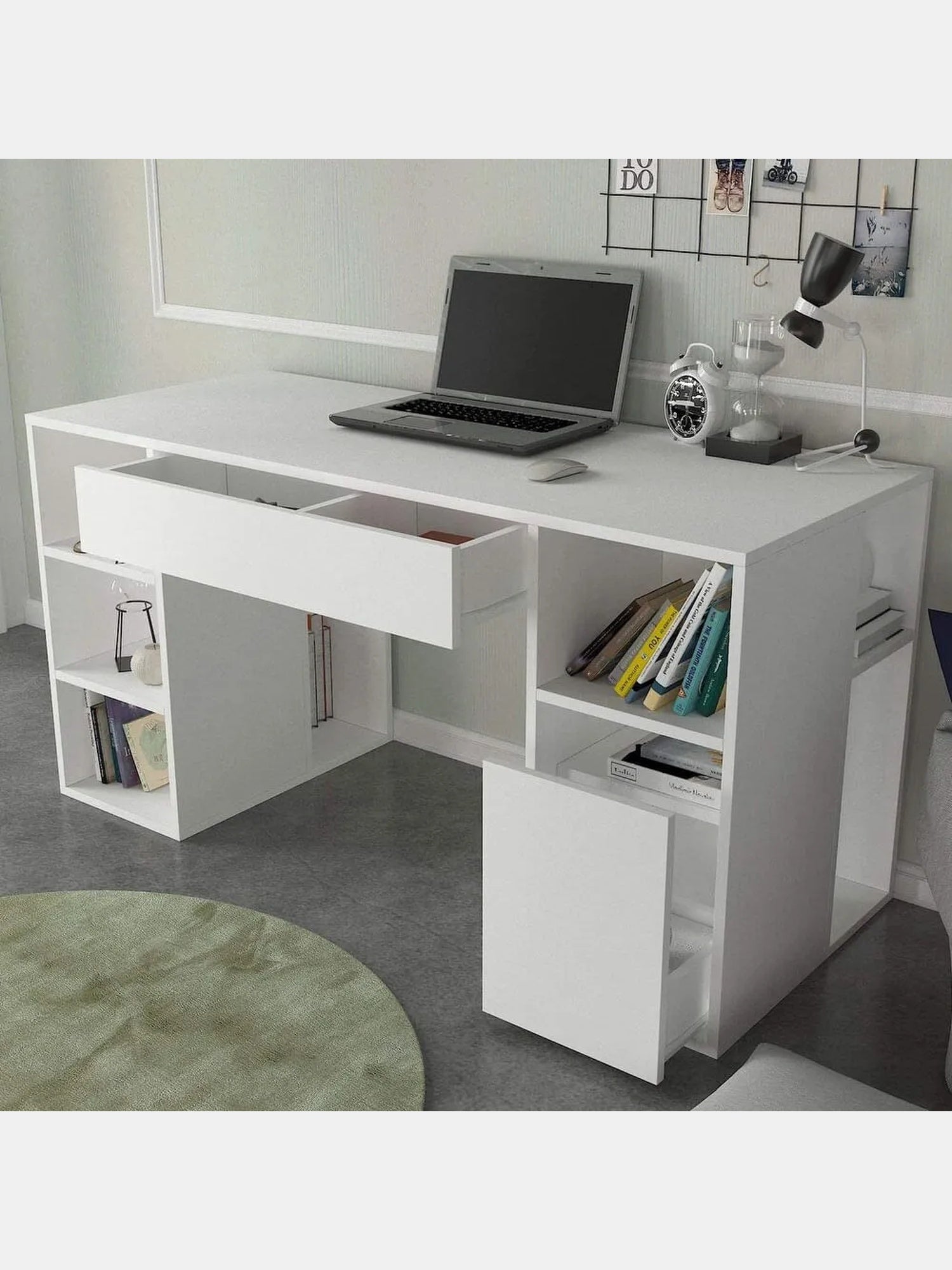 Escritorio Moderno Virgilio color Blanco TU MESITA