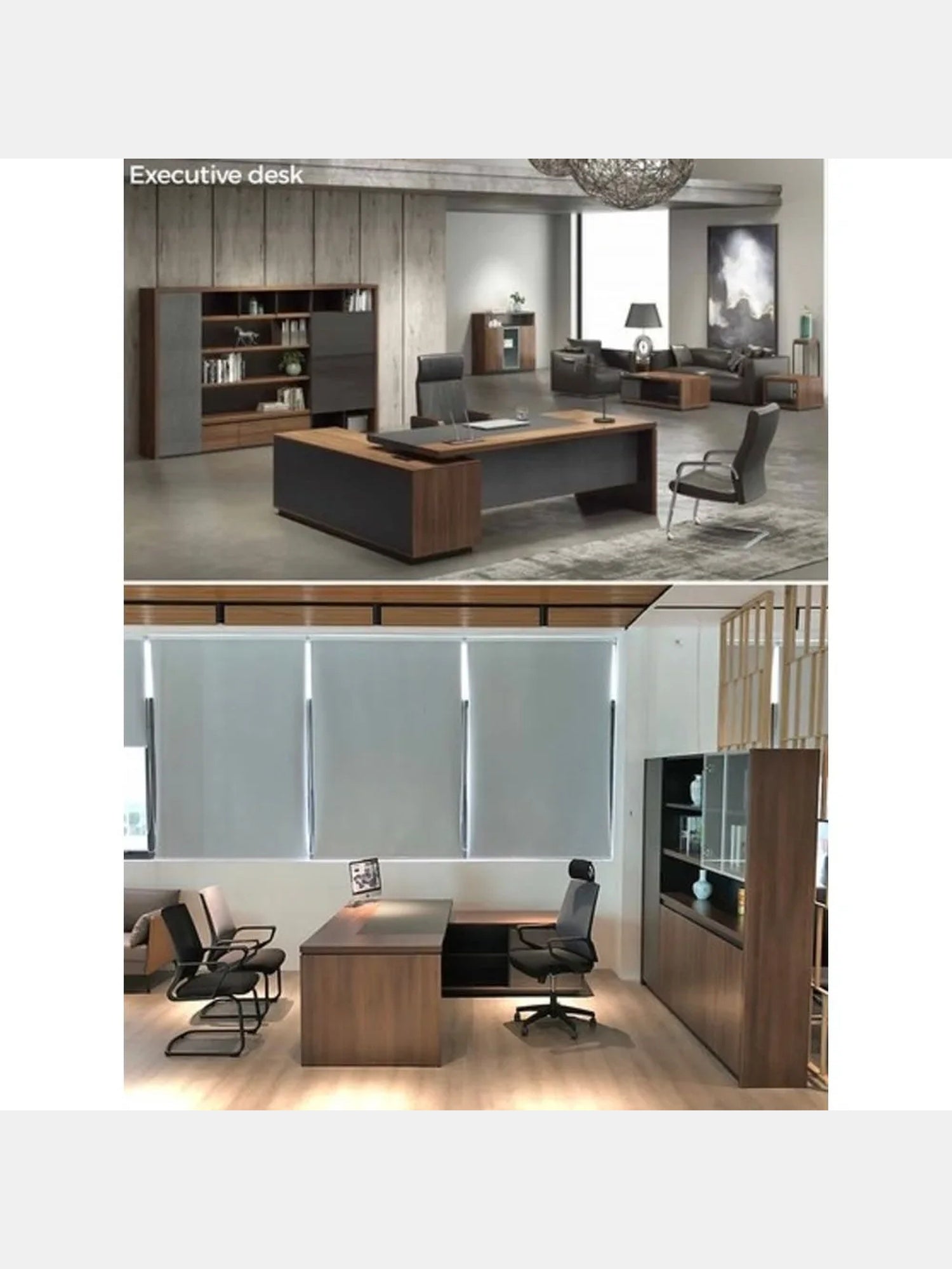 Escritorio Ejecutivo Moderno Oblich 220cm