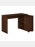 Escritorio Esquinero Issco color Marrón 1 puerta 1 cajón TU MESITA