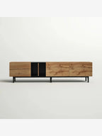 Mesa de TV Moderna Togo Marrón 195cm TU MESITA