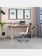Mesa Escritorio Industrial Liverpol color DunaBlanco TU MESITA