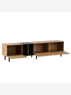 Mesa de TV Moderna Togo Marrón 195cm TU MESITA