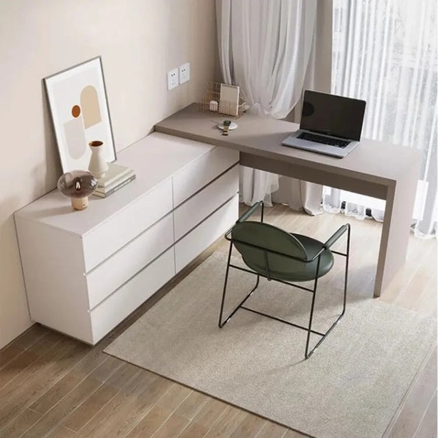 Escritorio mas Cómoda Expandible Paris 6 cajones TU MESITA