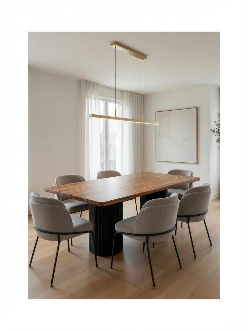 Juego de Comedor Berlín 6 Sillas con Estructura de Fierro TU MESITA
