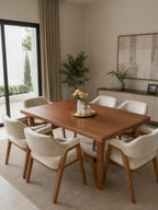 Juego De Comedor Con 6 Butacas TU MESITA Elara Aesthetic En Madera