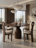 Juego de Comedor Minimalista Ileana TU MESITA 4 sillas Marrón