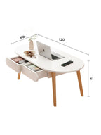 Mesa de Centro Vintage Angeles Blanco