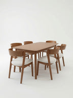 Juego de Comedor Arezzo 6 Sillas en Madera Tornillo TU MESITA