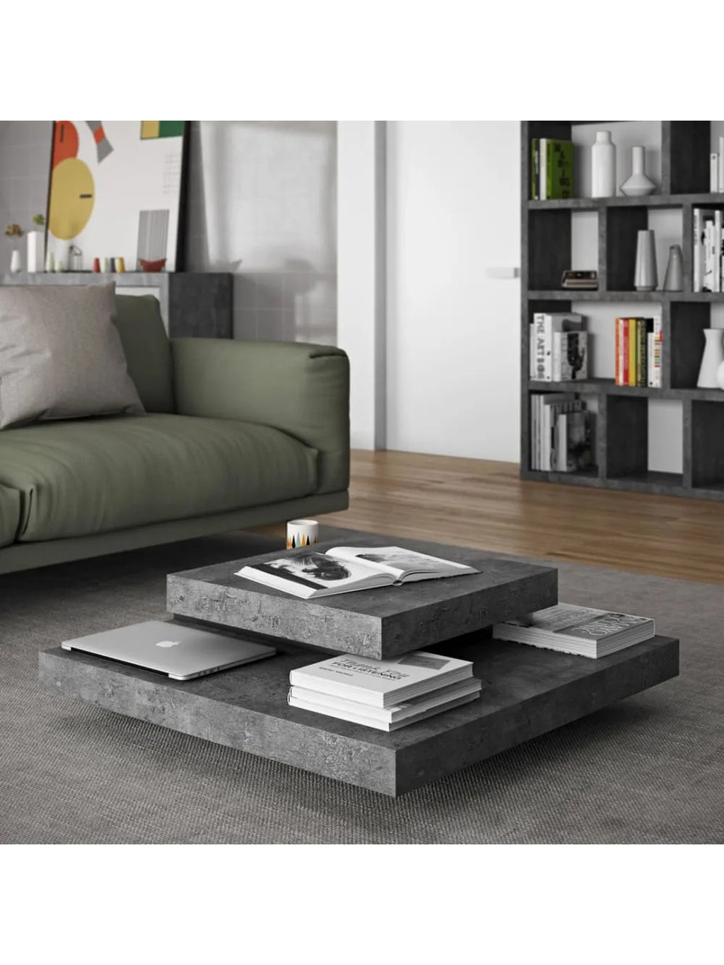 Mesa de Centro Galdó Negro 90cm TU MESITA