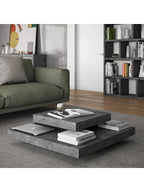 Mesa de Centro Galdó Negro 90cm TU MESITA