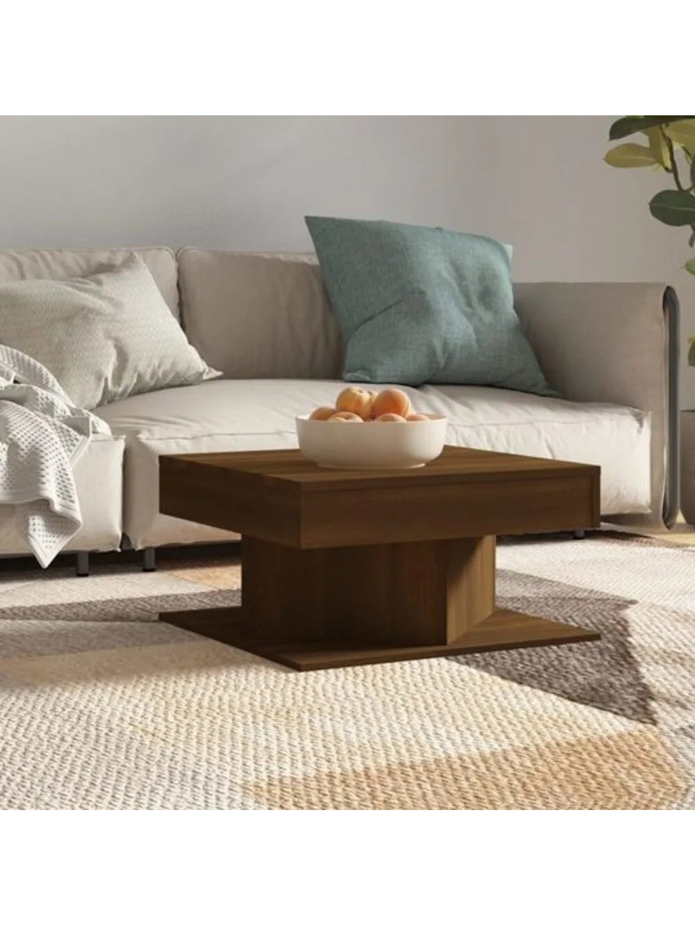 Mesa de Centro Moderna Barbados Marrón