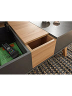 MESA DE CENTRO ELEVABLE LUANA COLOR NEGRODUNA TU MESITA