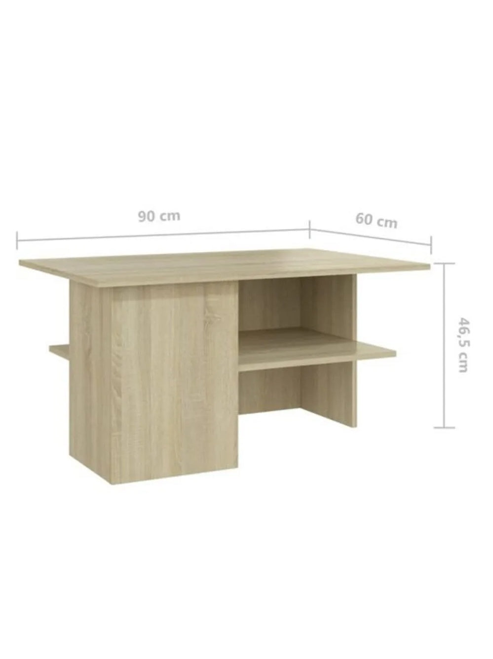 Mesa de Centro Minimalista Cristel Duna TU MESITA
