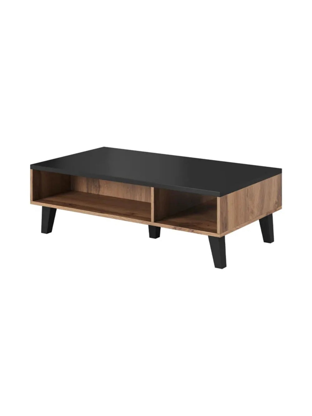 MESA DE CENTRO TU MESITA DEBORA MULTIUSOS NEGRO CASTAÑO