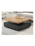 Mesa de Centro Moderna TU MESITA Maloc color NegroRoble 1 cajones