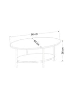 Mesa de Centro Moderna Aruba 90cm